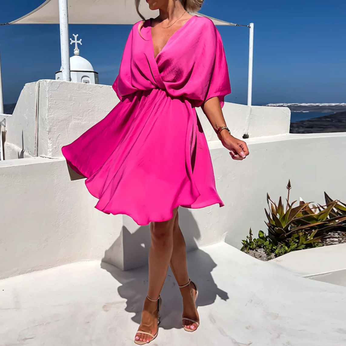 Mini Dress Satinato | Morbido e Raffinato | Perfetto per l’Estate