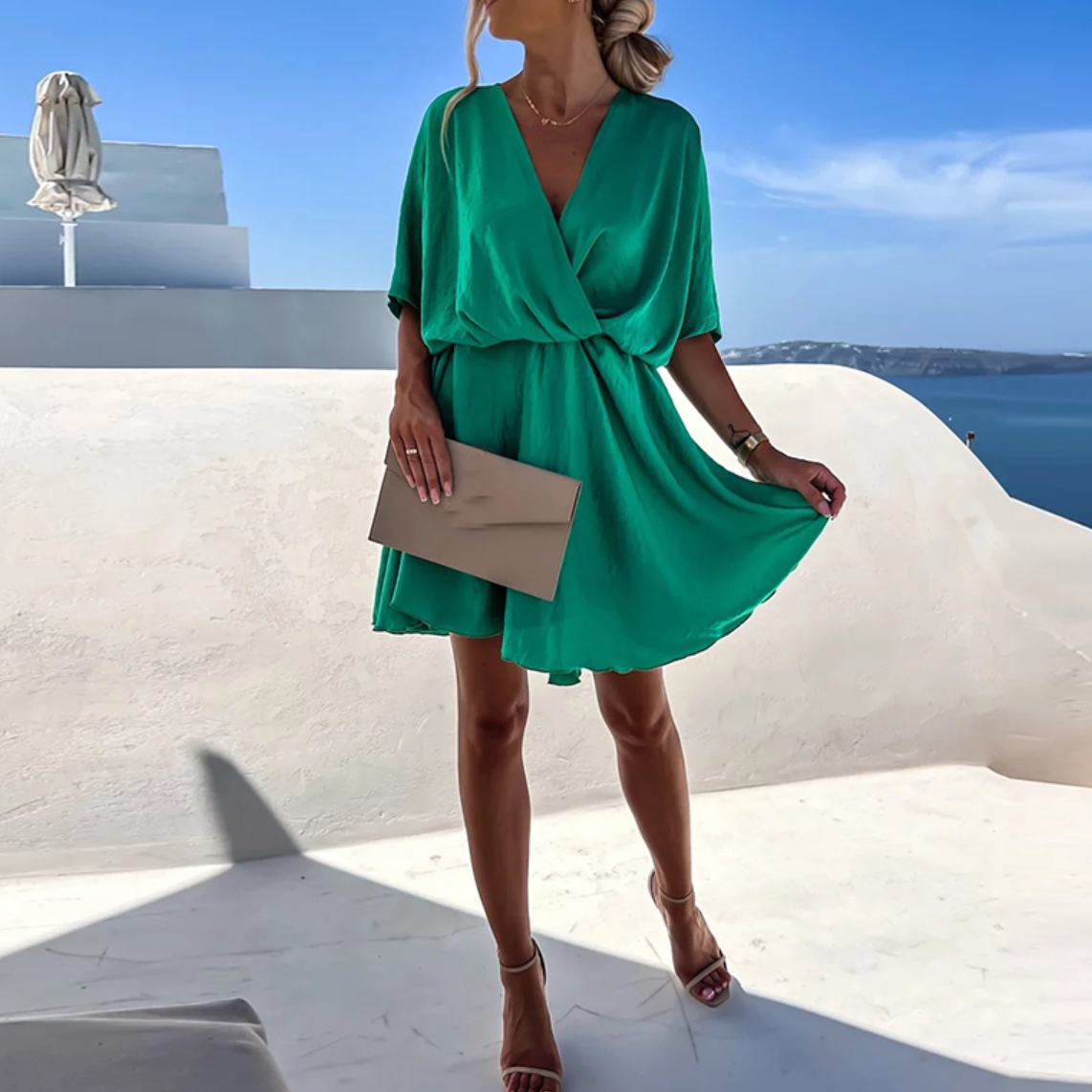 Mini Dress Satinato | Morbido e Raffinato | Perfetto per l’Estate