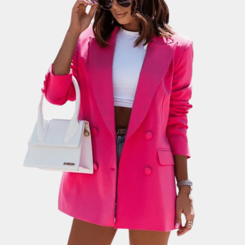Blazer da Donna | Beige | Doppiopetto | Casual Elegante