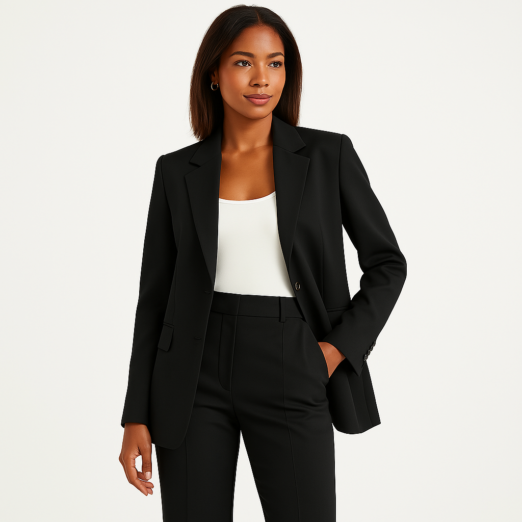 Blazer Elegante Donna | Nero | Formale | Perfetto per Ufficio