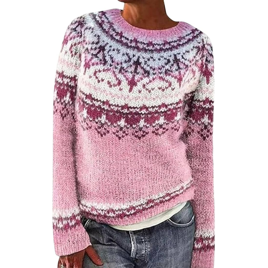 Maglione Donna | Multicolore a Righe | Invernale | Casual | Morbido