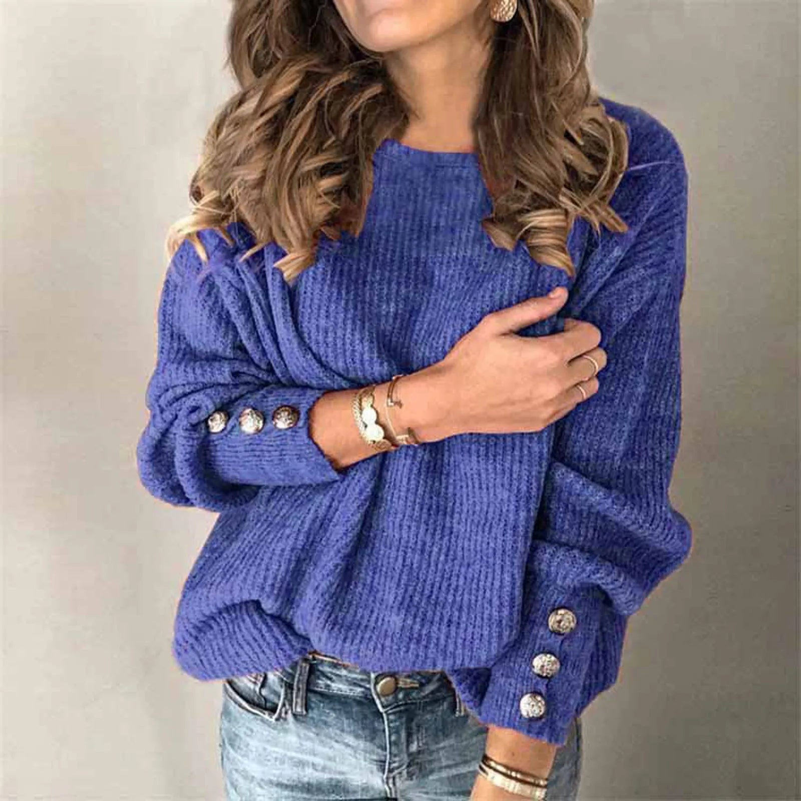 Maglione Donna | Collo Alto | Bianco | A Costine | Casual