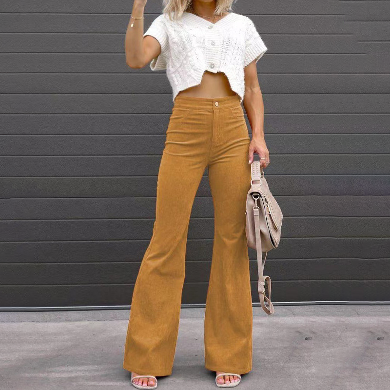 Pantaloni a Zampa Donna | Vita Alta & Eleganti | Stile Vintage