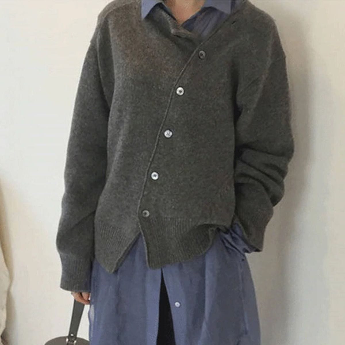 Maglione Cardigan Donna | Beige | Bottoni | Casual Elegante | Autunno Inverno